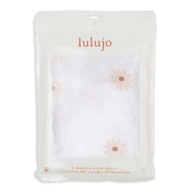 Fitted Crib Sheet - Daisies