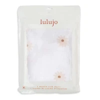 Fitted Crib Sheet - Daisies