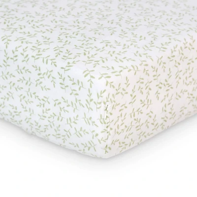 Fitted Crib Sheet - Greenery