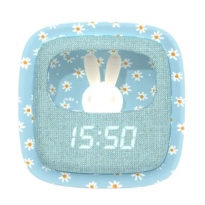 Billy Clock - Blue Flowers