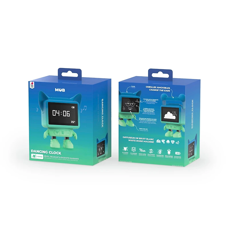 Dancing Clock - Blue