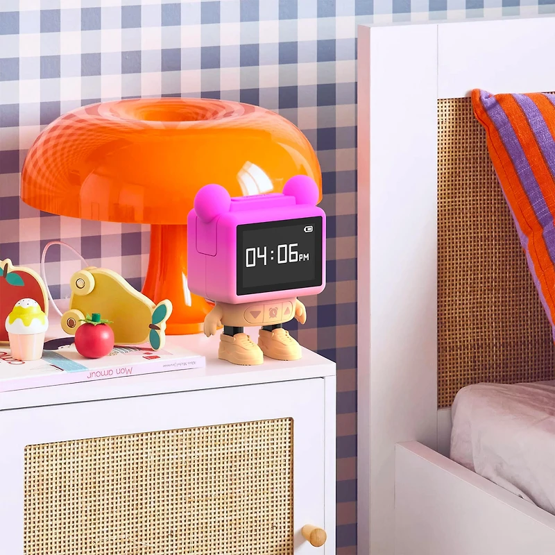Dancing Clock -  Pink