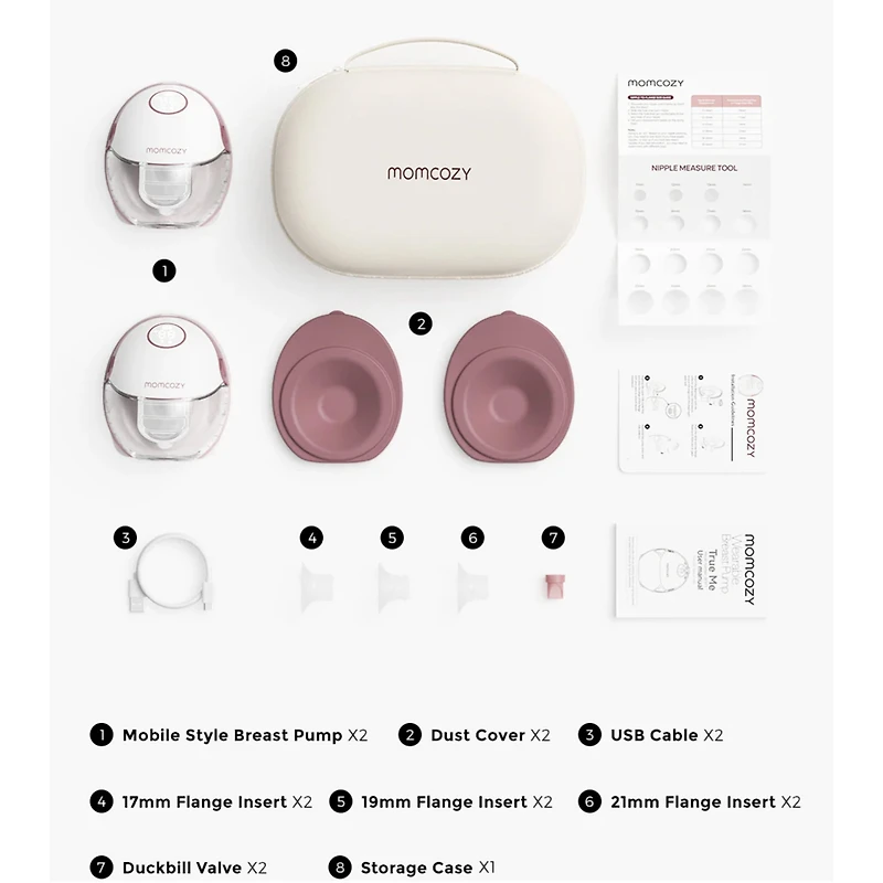 Tire-lait Portable M6 Mobile Mains Libres - Double