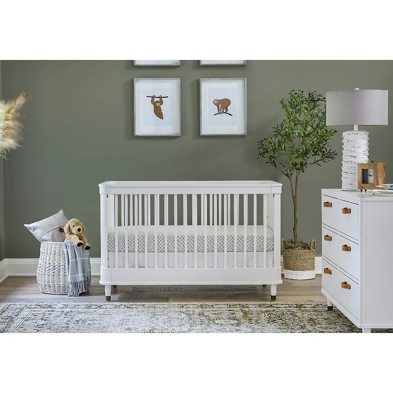 Couchette Évolutive 3 en 1 Tanner - Blanc Chaud