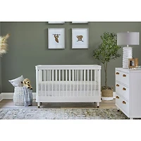 Couchette Évolutive 3 en 1 Tanner - Blanc Chaud