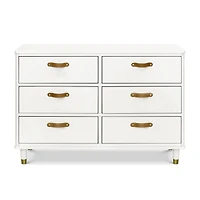Commode 6 Tiroirs Tanner - Blanc Chaud