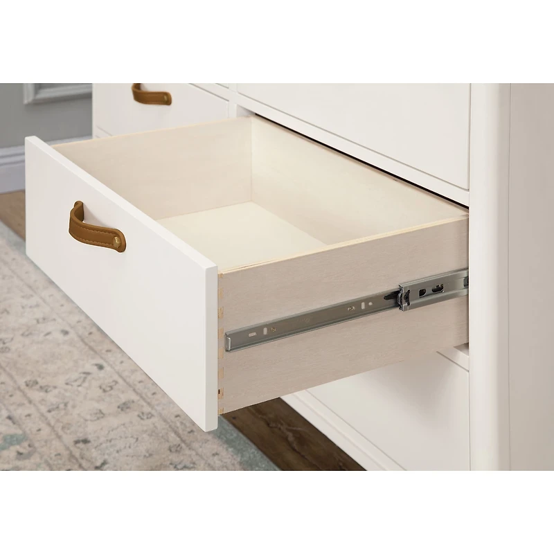 Commode 6 Tiroirs Tanner - Blanc Chaud