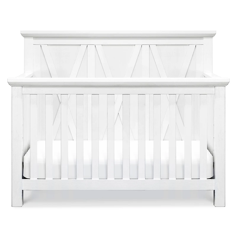 Couchette Évolutive 3 en 1 Emory Farmhouse - Blanc Lin