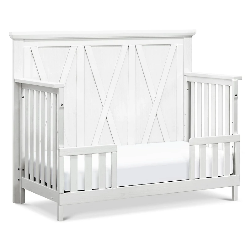 Emory Farmhouse 4-in-1 Convertible Crib - Linen White