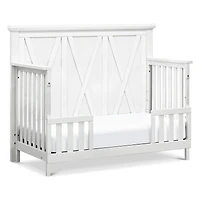 Emory Farmhouse 4-in-1 Convertible Crib - Linen White