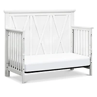 Couchette Évolutive 3 en 1 Emory Farmhouse - Blanc Lin