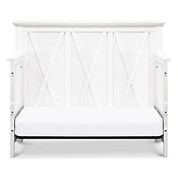 Couchette Évolutive 3 en 1 Emory Farmhouse - Blanc Lin