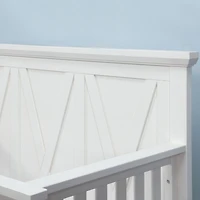 Couchette Évolutive 3 en 1 Emory Farmhouse - Blanc Lin