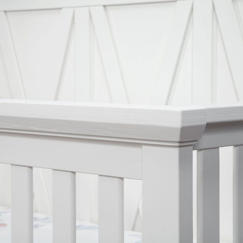 Couchette Évolutive 3 en 1 Emory Farmhouse - Blanc Lin