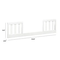 Toddler Bed Conversion Kit - Linen White