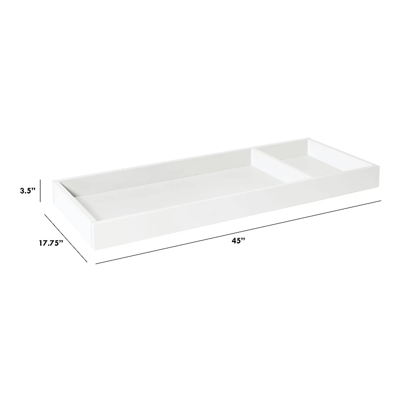 Plateau à Langer Universel Large Amovible - Blanc chaud