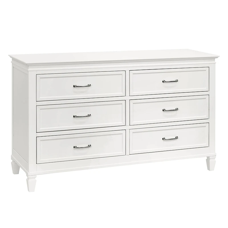 Darlington 6-Drawer Dresser - Warm White