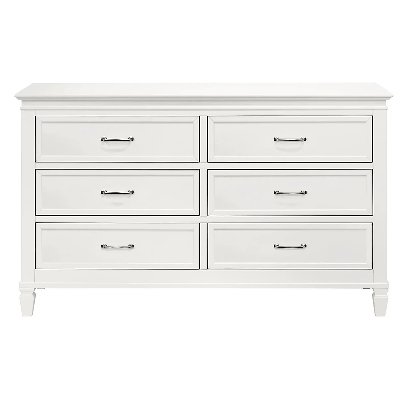 Commode 6 Tiroirs Darlington - Blanc Chaud