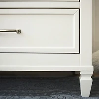 Commode 6 Tiroirs Darlington - Blanc Chaud