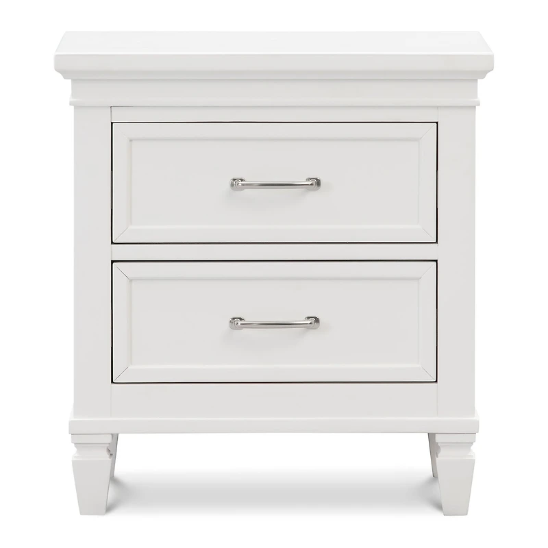 Table de Nuit Darlington - Blanc Chaud