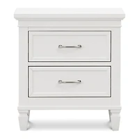 Table de Nuit Darlington - Blanc Chaud