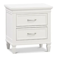 Table de Nuit Darlington - Blanc Chaud