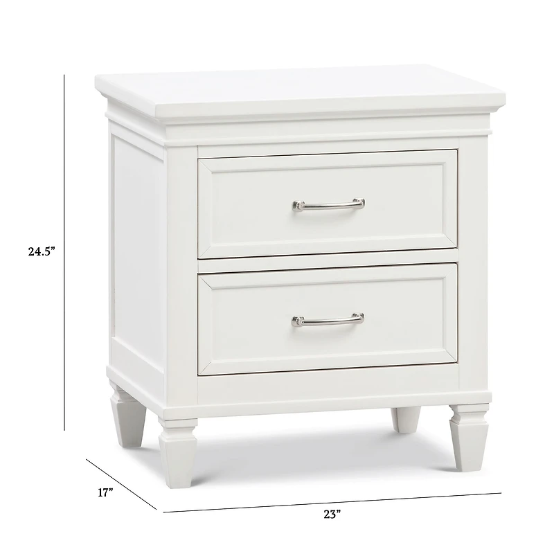 Darlington Nightstand - Warm White
