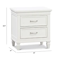 Darlington Nightstand - Warm White
