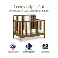 Couchette 4-en-1 - Noyer Liberty