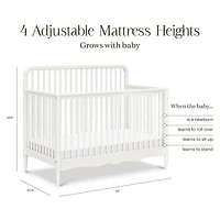 Couchette 4-en-1 - Blanc Liberty