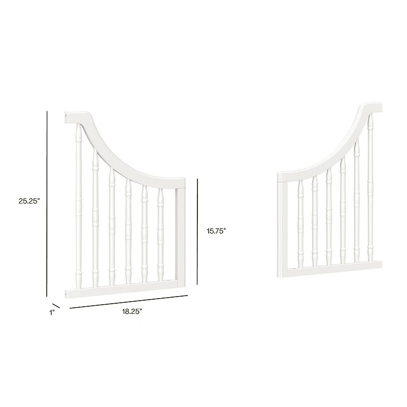 Toddler Bed Conversion Kit - Warm White