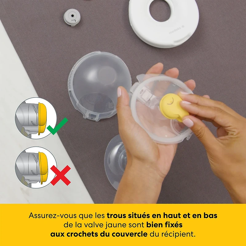 Magic InBra™ yellow valves