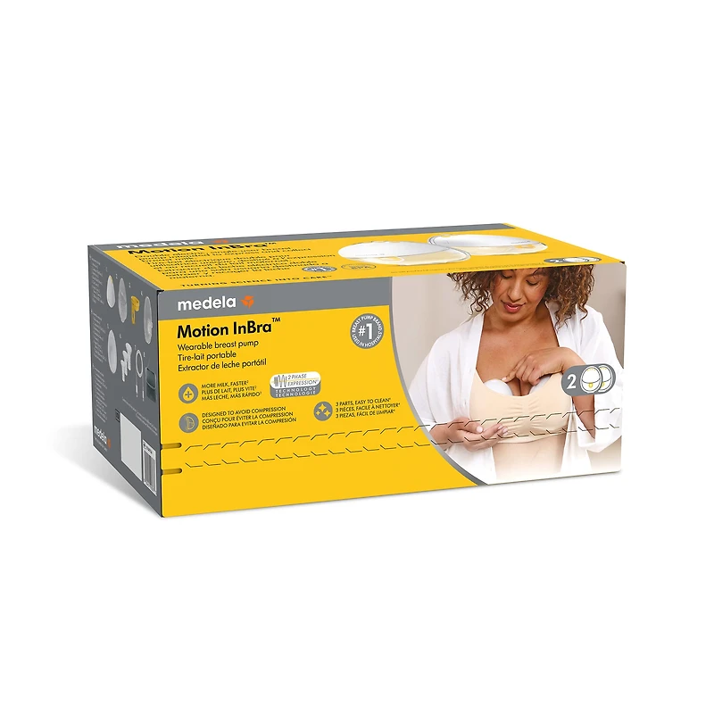 Tire-lait électrique portable mains libres Motion InBra