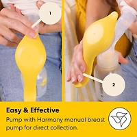Harmony Manual Breast Pump with Colostrum Collection and Feeding Kit,