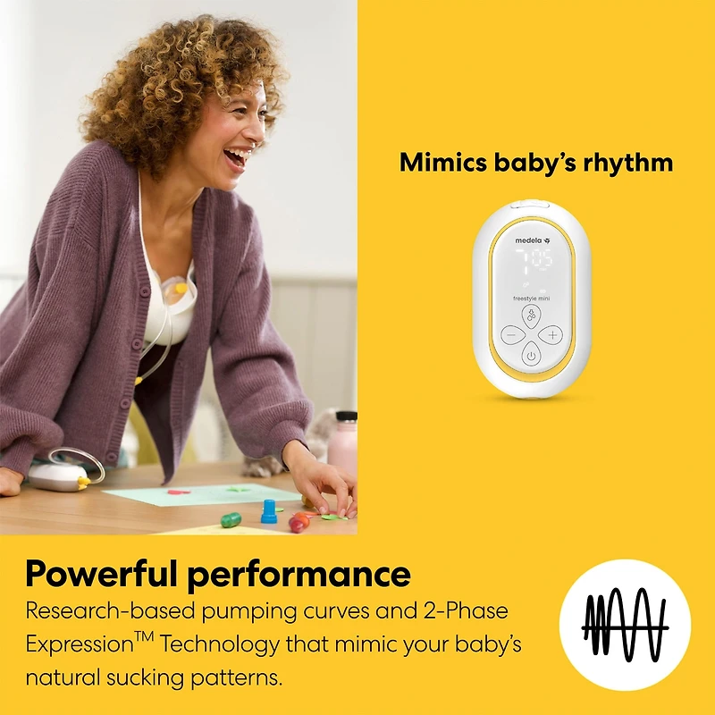 Tire-lait Électrique double mains libres Medela Freestyle Mini™