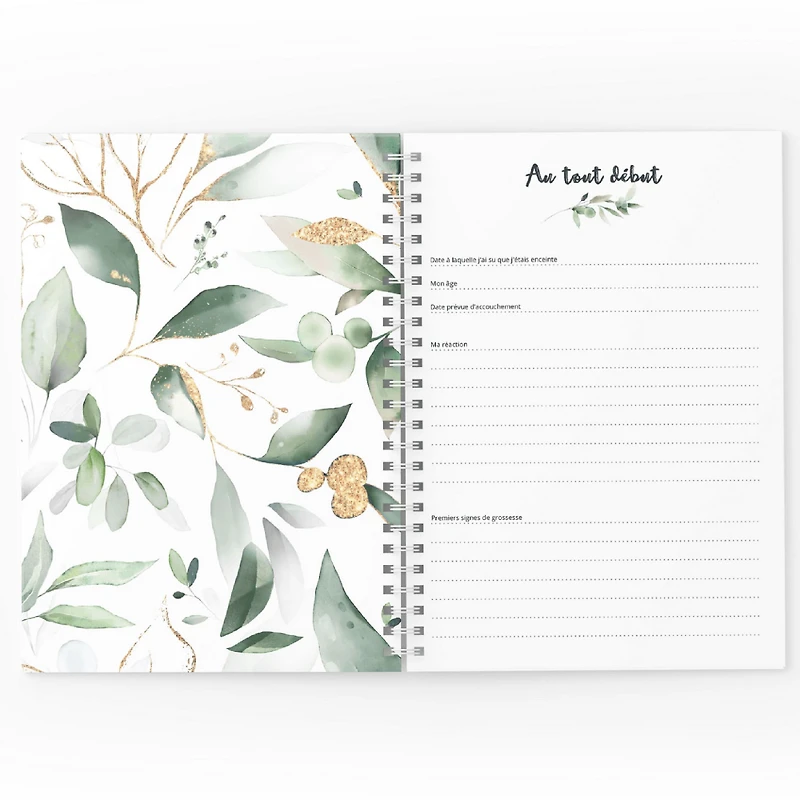 Mon Journal de Grossesse - Feuilles