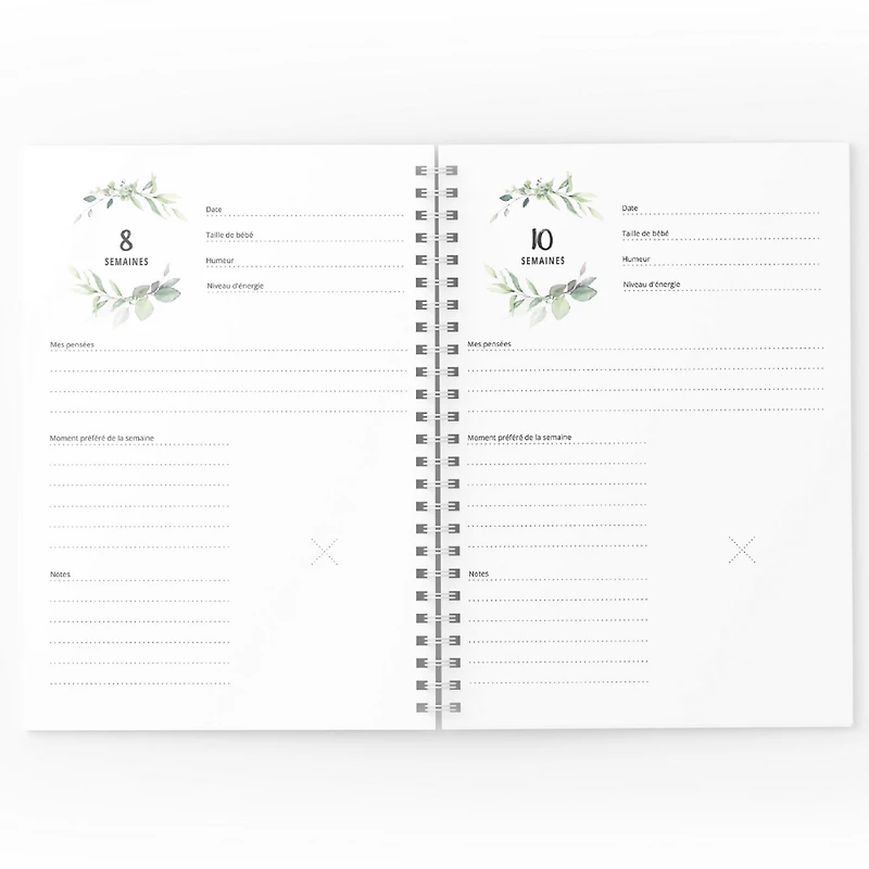 Mon Journal de Grossesse - Feuilles