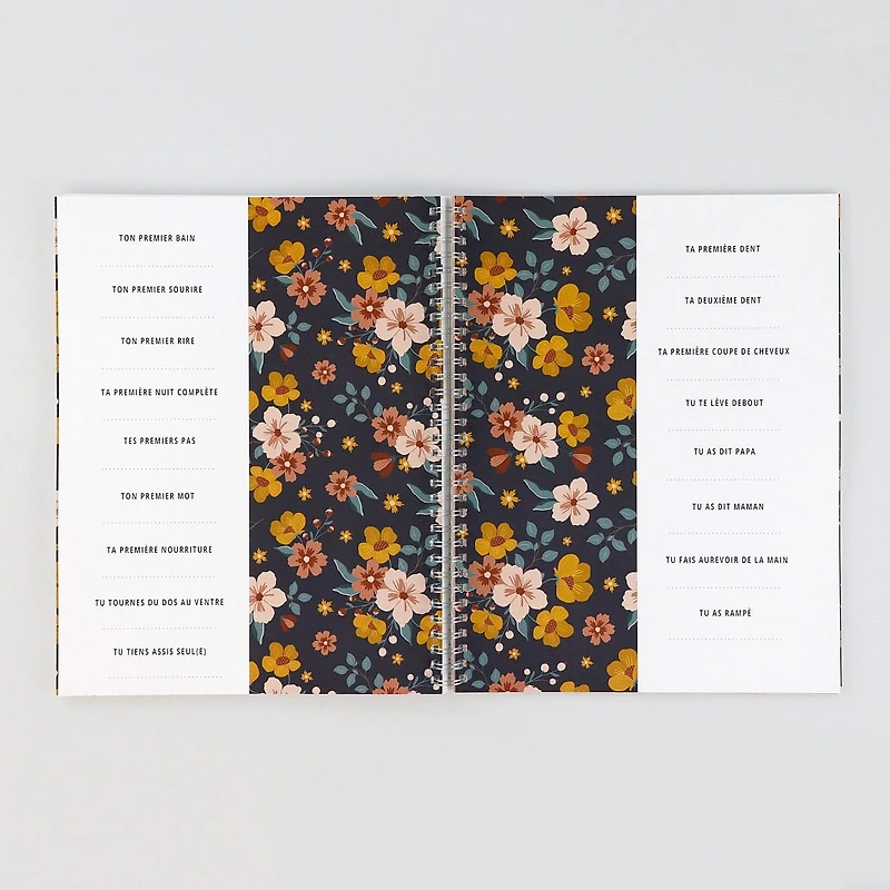 Mon Journal de Bébé - Floral