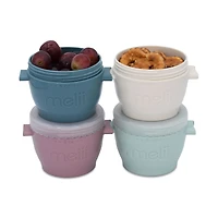 Ensemble Bols et Couvercles (4) 4oz