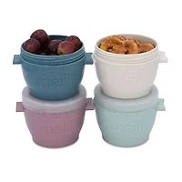 2-Compartment Snack Meal Prep Containers (4) 6oz