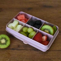 Snackle Box - 6 Compartment - Pink