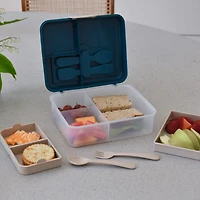 Two Tier Bento - Dark Blue