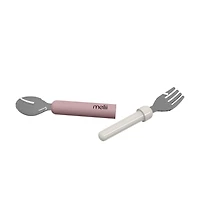 Detachable Spoon&Fork-Pink