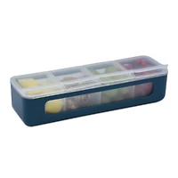 Boîte à Collations 4 Compartiments - Marine