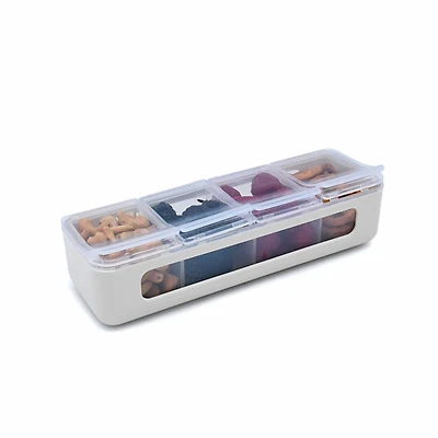 Snackle Box- 4 Compartment - Ivory