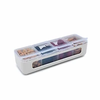 Snackle Box- 4 Compartment - Ivory