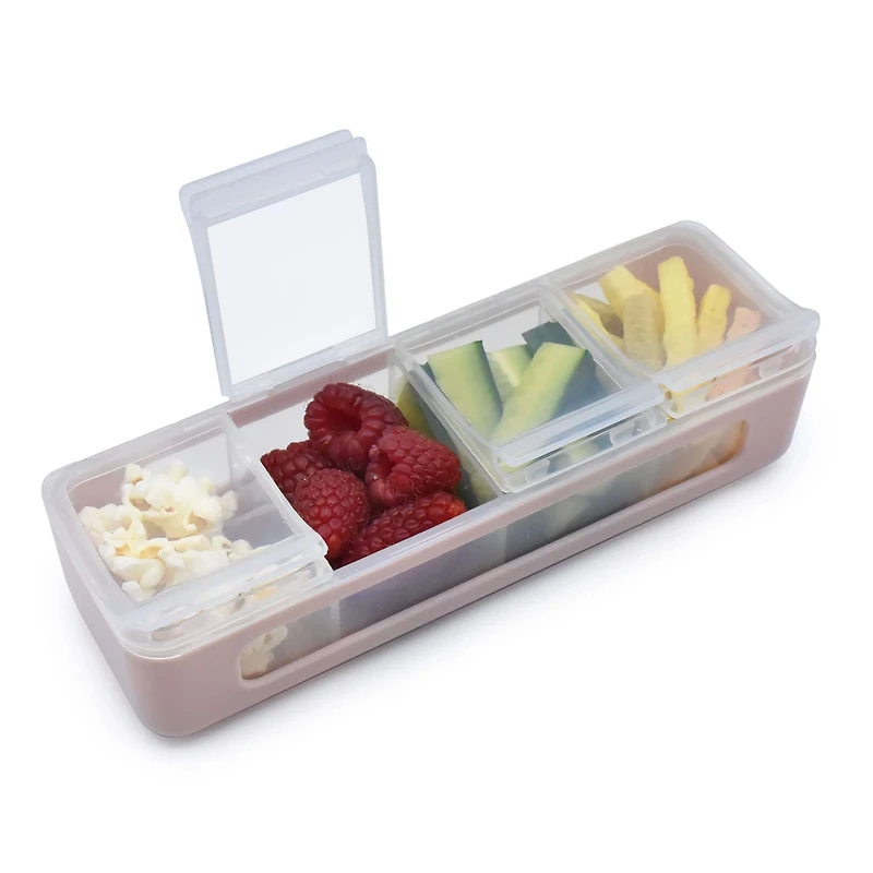 Snackle Box- 4 Compartment - Ivory