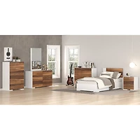 Lit Simple - Blanc Noyer