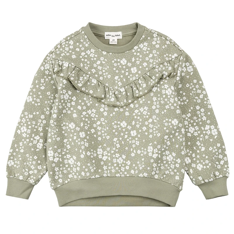 Floral Sweatshirt 2-6x