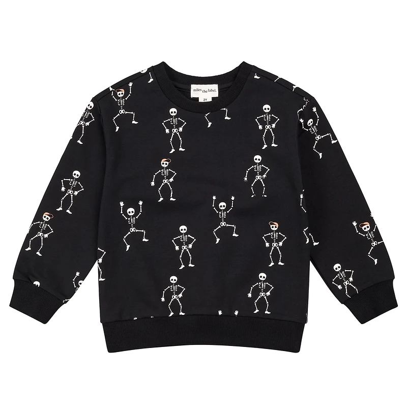 Gilet Ouaté Squelettes 2-10ans